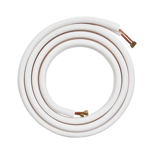 16FT Mini Split Line Set 14 38 OD Copper Pipes Tubing and TripleLayer Insulation