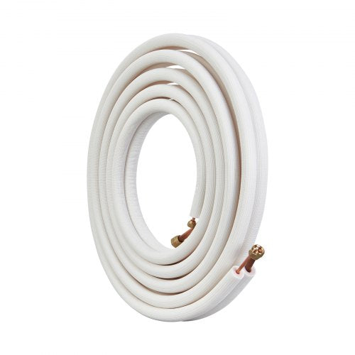 25FT Mini Split Line Set 14 12 OD Copper Pipes Tubing and TripleLayer Insulation