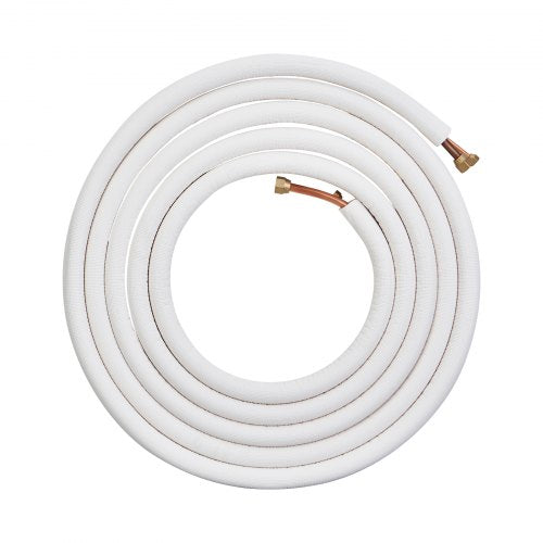 25FT Mini Split Line Set 14 12 OD Copper Pipes Tubing and TripleLayer Insulation