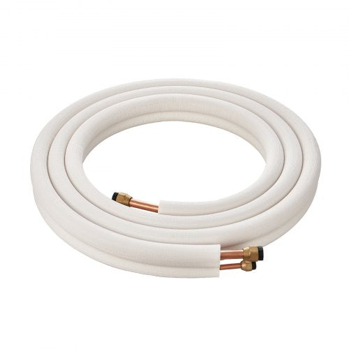 16FT Mini Split Line Set 38 58 OD Copper Pipes Tubing and TripleLayer Insulation