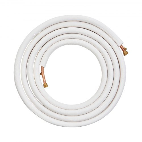 25FT Mini Split Line Set 38 58 OD Copper Pipes Tubing and TripleLayer Insulation