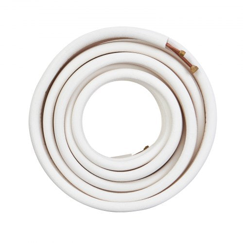 50FT Mini Split Line Set 14 38 OD Copper Pipes Tubing and TripleLayer Insulation