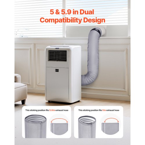 Air Conditioner Hose Cover Wrap Portable AC Hose Duct Vent Cover Sleeve