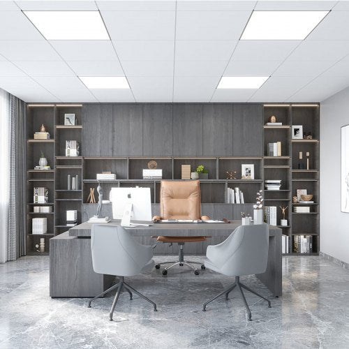 1 Pack 2x4 FT LED Flat Panel Light 6000LM 50W Surface Mount LED Drop