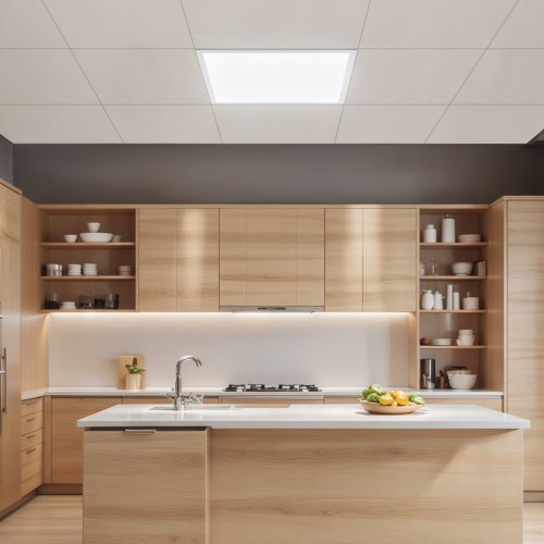 2x2 FT LED Flat Panel Light 5700 LM Flush Mount LED Drop Ceiling Lighting
