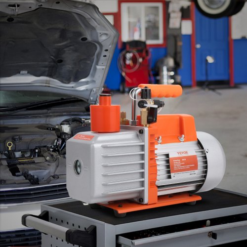 13 HP 2 Stage Rotary Vane Vacuum Pump 5 CFM 120V Air Conditioning Vacuum