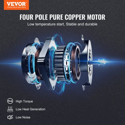 12 HP 2 Stage Rotary Vane Vacuum Pump 7 CFM 120V Air Conditioning Vacuum