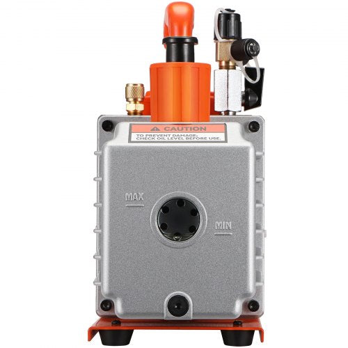 12 HP 2 Stage Rotary Vane Vacuum Pump 5 CFM 115V Air Conditioning Vacuum