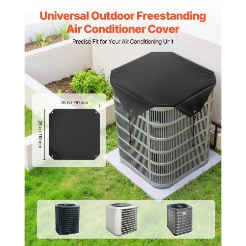 Air Conditioner Cover for Outside Units 28 x 28 inch Central AC Cover 1