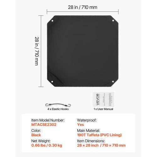 Air Conditioner Cover for Outside Units 28 x 28 inch Central AC Cover 1