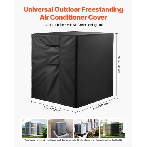 Air Conditioner Cover 30 x 30 x 32 inch Ac Cover for Air Conditioning Unit