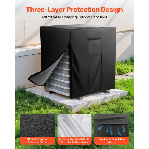 Air Conditioner Cover 30 x 30 x 32 inch Ac Cover for Air Conditioning Unit