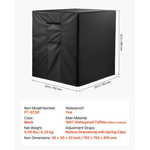 Air Conditioner Cover 30 x 30 x 32 inch Ac Cover for Air Conditioning Unit