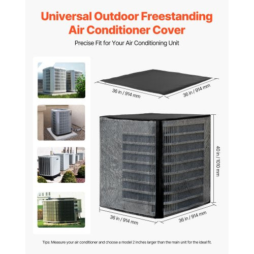 Air Conditioner Cover 36 x 36 x 40 inch Ac Cover for Air Conditioning Unit 1