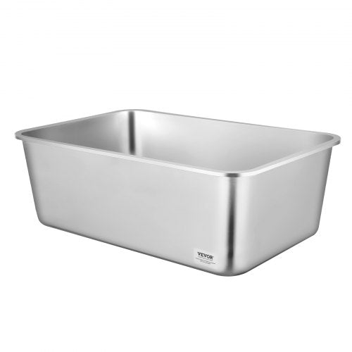 Cat Litter Box 8 inches Deep XL Extra Large Stainless Steel Cat Litter Box