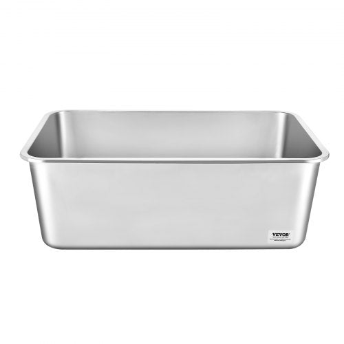 Cat Litter Box 8 inches Deep XL Extra Large Stainless Steel Cat Litter Box
