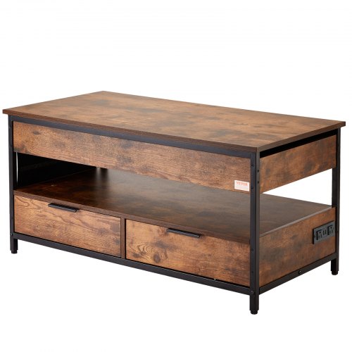 Lift Top Coffee Table 39.4 in Rectangle Coffee Table with Extra Storage