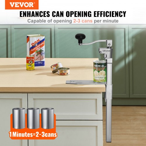 Commercial Can Opener HeavyDuty Manual Tabletop Cans Opener for Cans Up to 118 1
