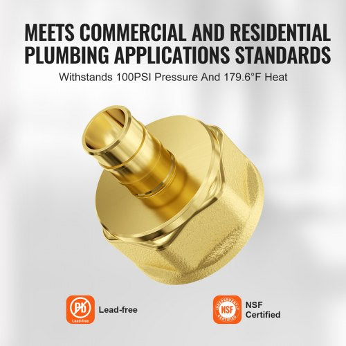 Pipe Fittings 12 20PCS Brass Pipe Fittings Clampstyle 12 NPT Internal