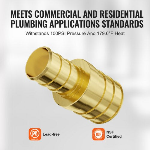 Pipe Fittings 1234 50PCS Brass Pipe Fittings Clampstyle 12 NPT