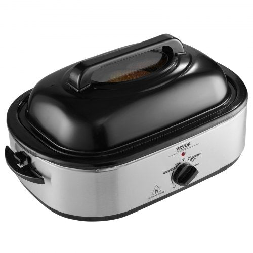 Electric Roaster Oven 18 QT Turkey Roaster Oven with SelfBasting Lid