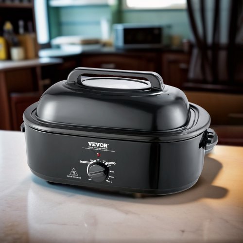 Electric Roaster Oven 20 QT Turkey Roaster Oven with SelfBasting Lid