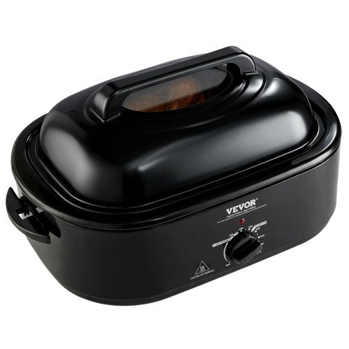 Electric Roaster Oven 24 QT Turkey Roaster Oven with SelfBasting Lid