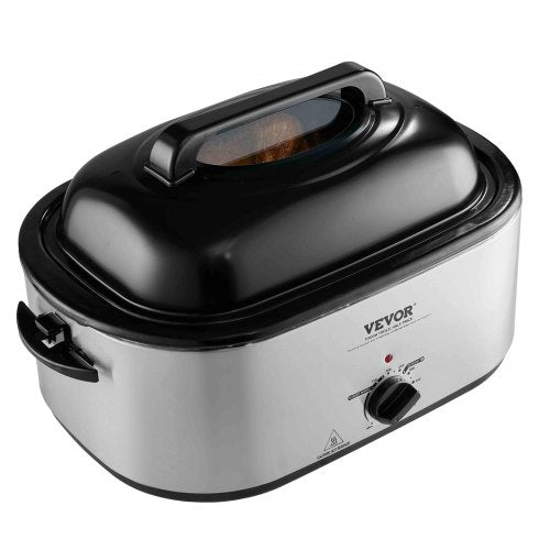 Electric Roaster Oven 24 QT Turkey Roaster Oven with SelfBasting Lid
