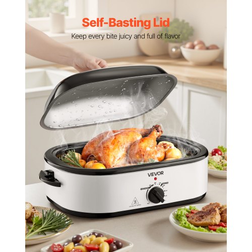 Roaster Oven 18QT Electric Roaster Oven 150450 Adjustable Temperature