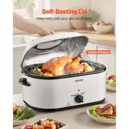 Roaster Oven 26QT Electric Roasting Pan 150450 Adjustable Temperature