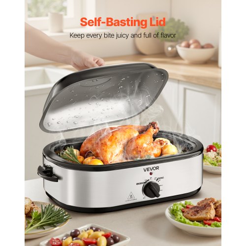 Roaster Oven 14QT FastCooking Turkey Roaster 150450 Adjustable