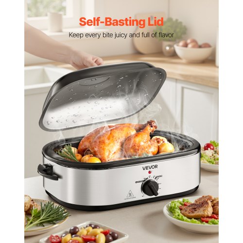 Roaster Oven 18QT Electric Roaster Oven 150450 Adjustable Temperature 1