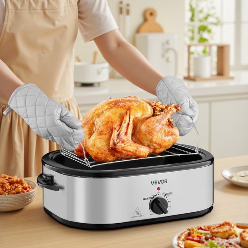 Roaster Oven 20QT Electric Roasting Pan 150450 Adjustable Temperature