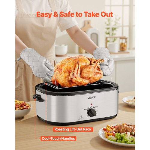Roaster Oven 24QT Electric Turkey Roaster Oven 150450 Adjustable