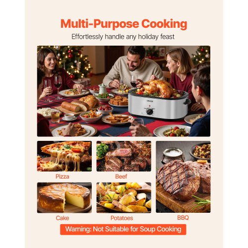Roaster Oven 24QT Electric Turkey Roaster Oven 150450 Adjustable