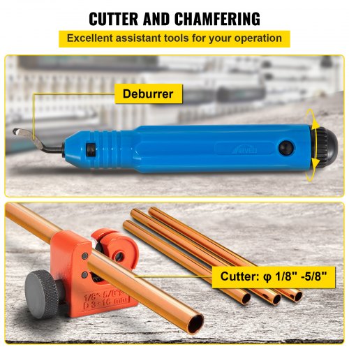 Hydraulic Flaring Tool Kit 45° Double Flaring Tool Brake Repair Brake
