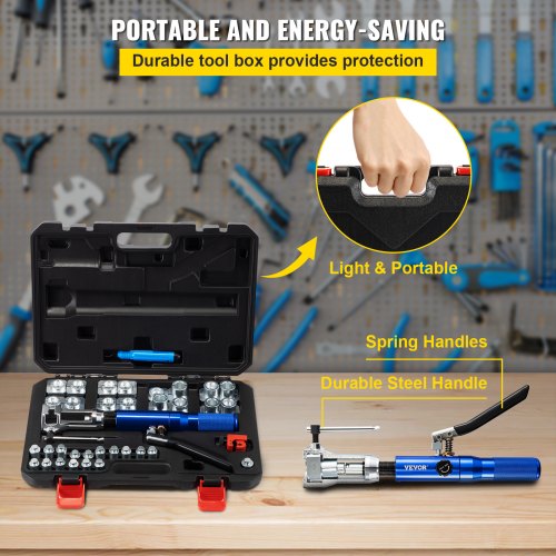 Hydraulic Flaring Tool Kit 45° Double Flaring Tool Brake Repair Brake