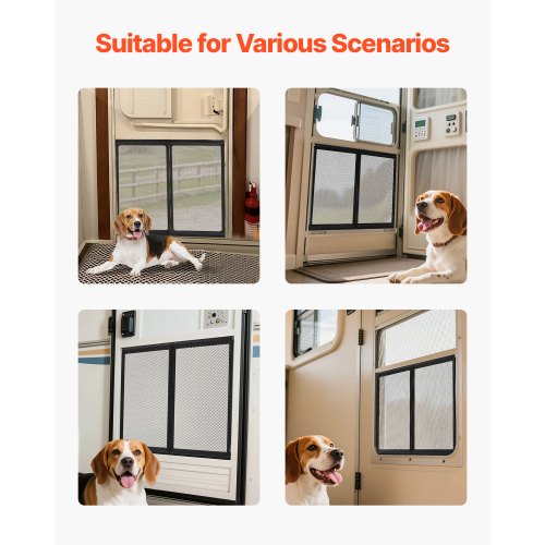 RV Screen Door Protector 225 x 20 inch Door Grille Easy to Install