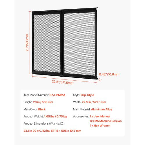 RV Screen Door Protector 225 x 20 inch Door Grille Easy to Install