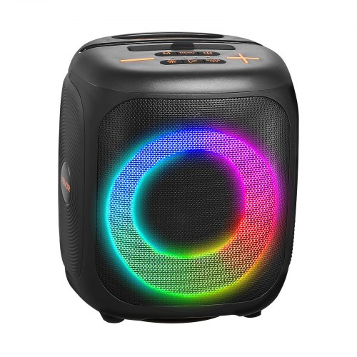 Karaoke Machine for Adults 15W 4inch Portable Bluetooth Speaker with 2