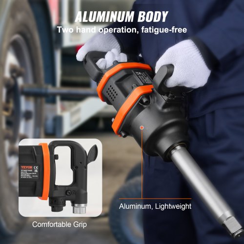1 Inch Air Impact Wrench Up to 3160 ftlbs High Reverse Torque Output 1