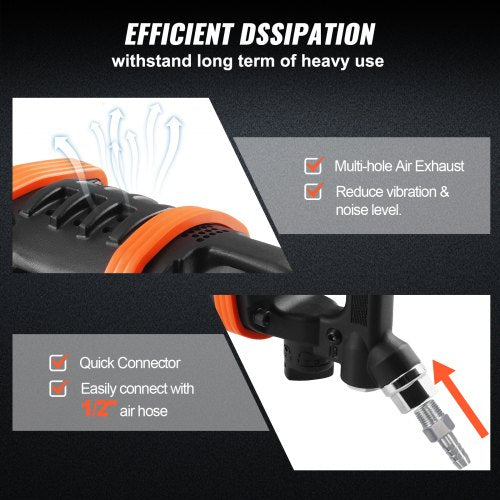 1 Inch Air Impact Wrench Up to 5175 ftlbs Beast Reverse Torque Output