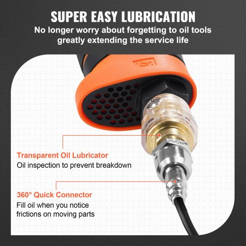 1/2 Inch Air Impact Wrench High Torque Up to 1400 ft-lbs Lightweight
