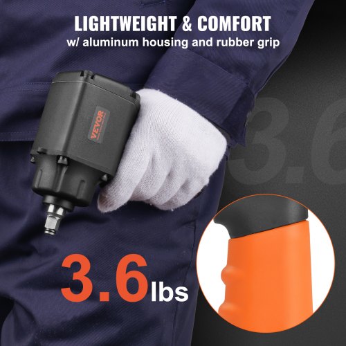 Air Impact Wrench 3/8 Inch Drive Air Impact Gun Up to 690ftlbs