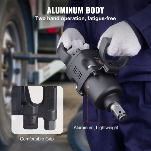 1 Inch Air Impact Wrench Up to 2730 ftlbs Reverse Torque Output 1