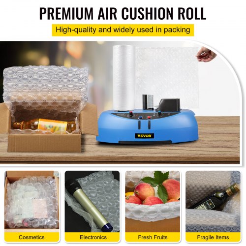 Air Cushion Film 984Ft Length Air Pillow Bubble Bags Film 16 Inch Width