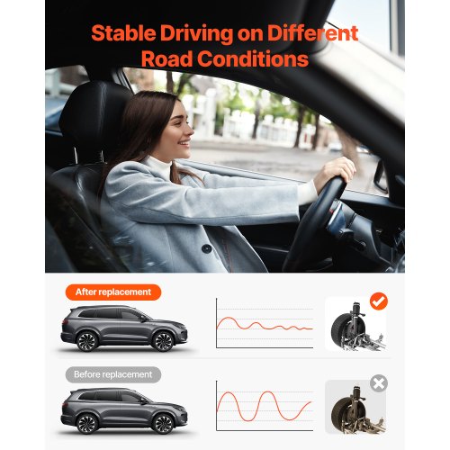 Front Air Suspension Struts Shock Absorbers Compatible With Mercedes Benz