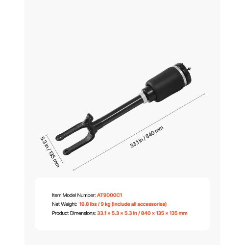 Front Air Suspension Struts Shock Absorbers Compatible With Mercedes Benz