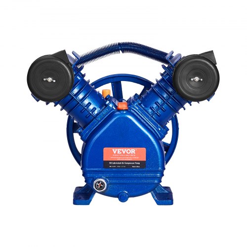 Air Compressor Pump Head 3HP 625CFM 90PSI Twin Cylinder Oil Lubricated