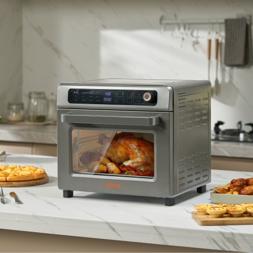 12IN1 Air Fryer Toaster Oven 25L Convection Oven 1700W Stainless Steel